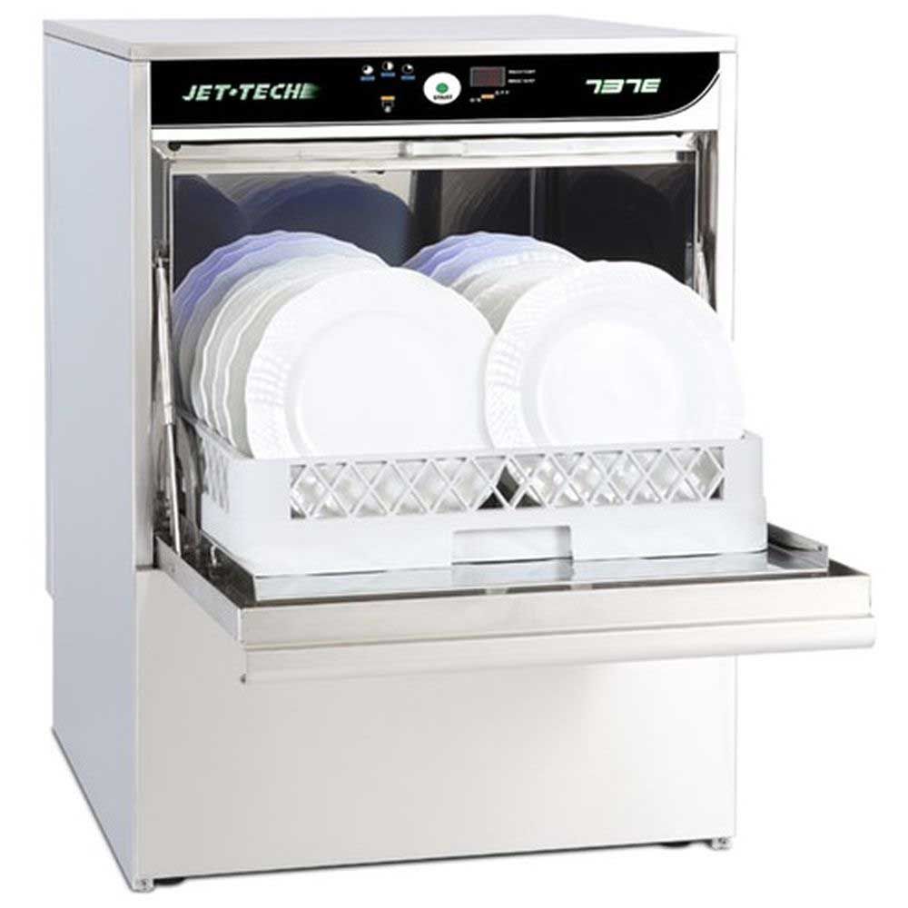 Jet-tech Stainless Steel High-temp Undercounter Electronic Deluxe Dishwasher, 23-1/2 X 23-3/4 X 33-1/2 Inch