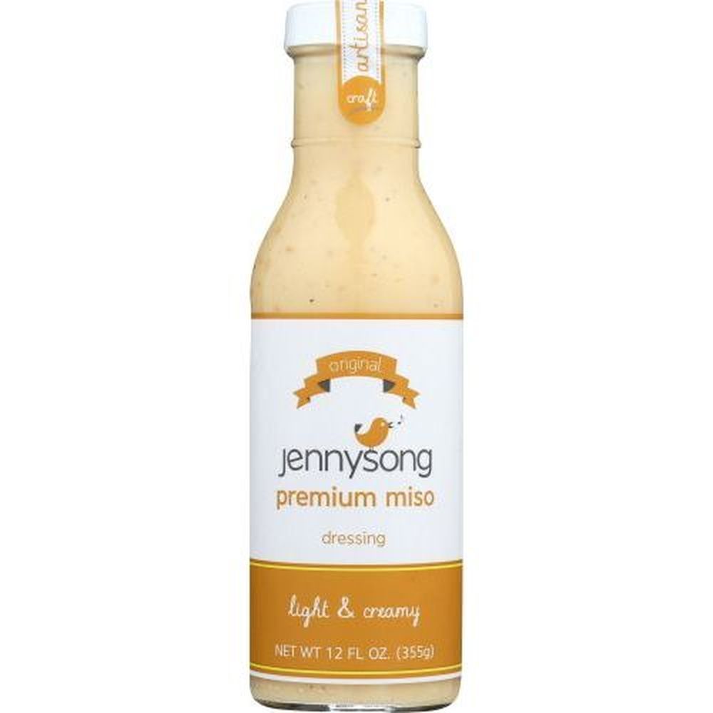 Jennysong Organic Miso Dressing, 12 Fluid Ounce -- 6 Per Case
