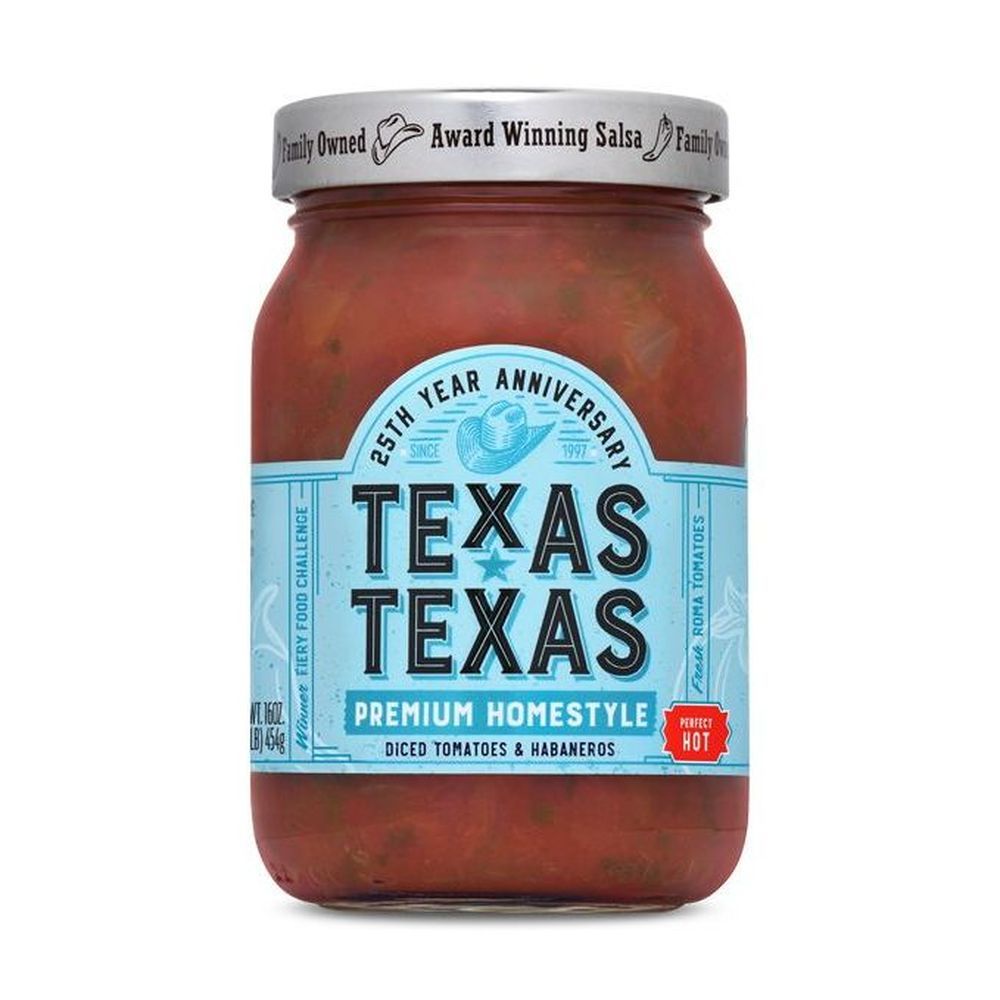 Texas Texas Homestyle Perfect Hot Salsa, 16 Ounce -- 6 Per Case