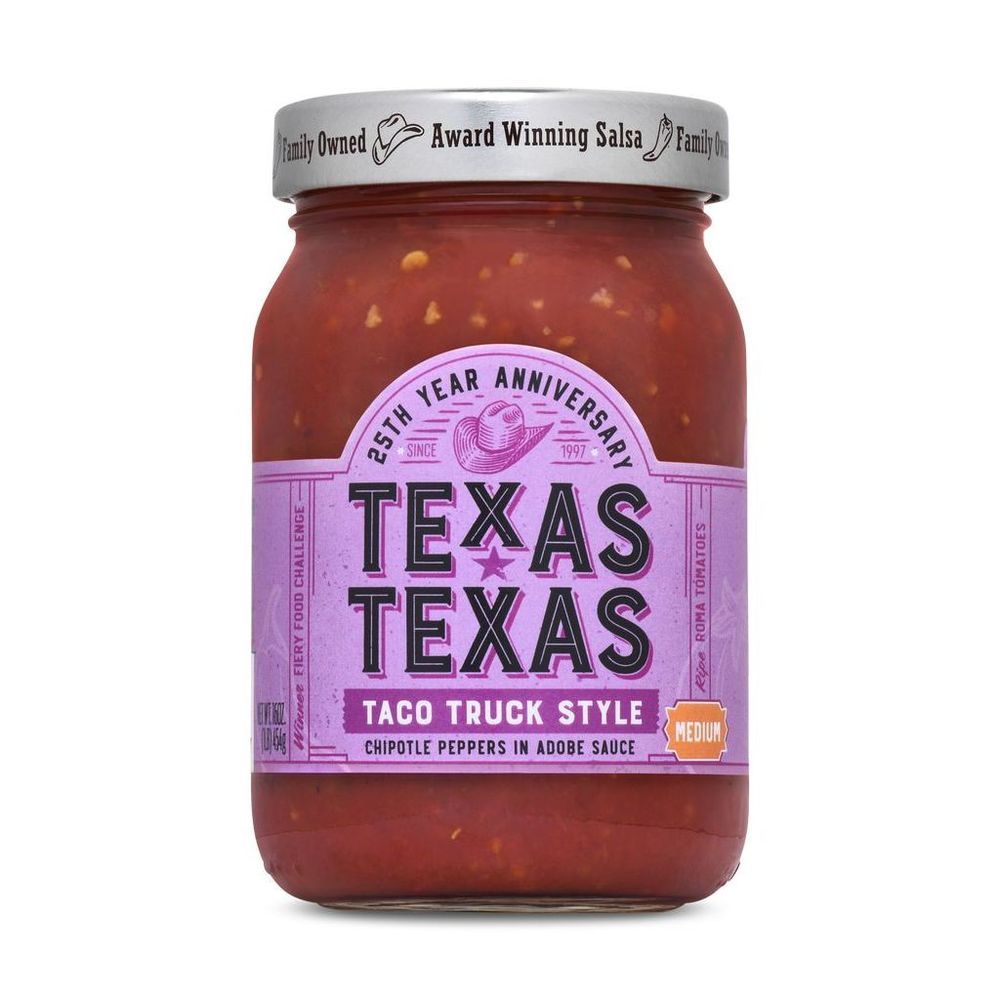 Texas Texas Taco Truck Style Medium Salsa, 16 Ounce -- 6 Per Case