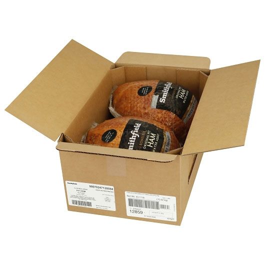 Smithfield Farmland Silver Medal Smoked Pit Ham, 15.44 Pound -- 2 Per Case