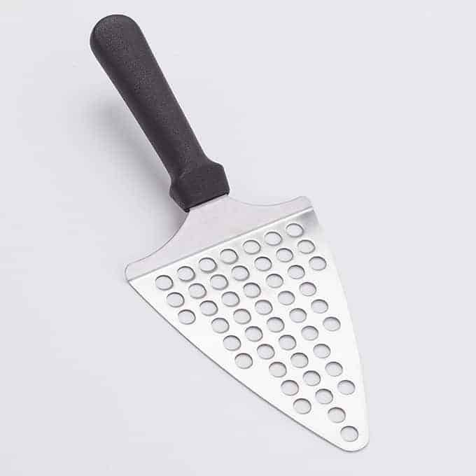 American Metalcraft Heavy Duty Stainless Steel Pizza Server With Black Polypropylene Handle, 12 1/8 Inch Overall Length