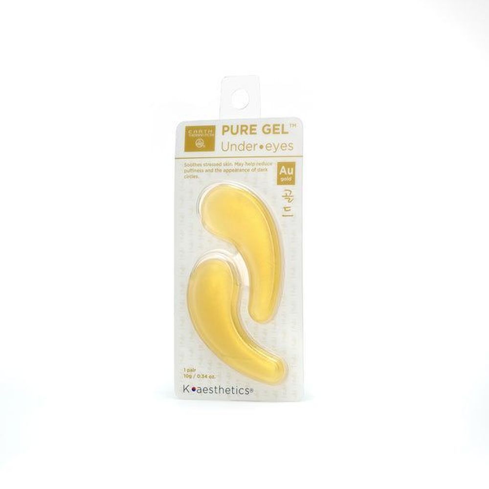 Earth Therapeutics Gold Under Eyes Pure Gel, 1 Pair