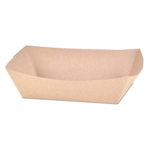Sct Brown Kraft Paper Eco Food Tray, 2.5 Pound Capacity -- 500 Per Case