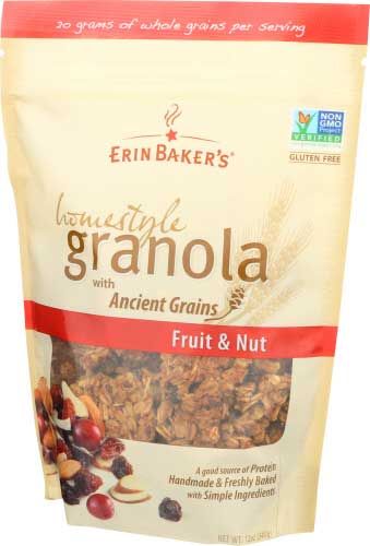 Erin Baker's Fruit And Nut Homestyle Granola, 12 Ounce -- 6 Per Case
