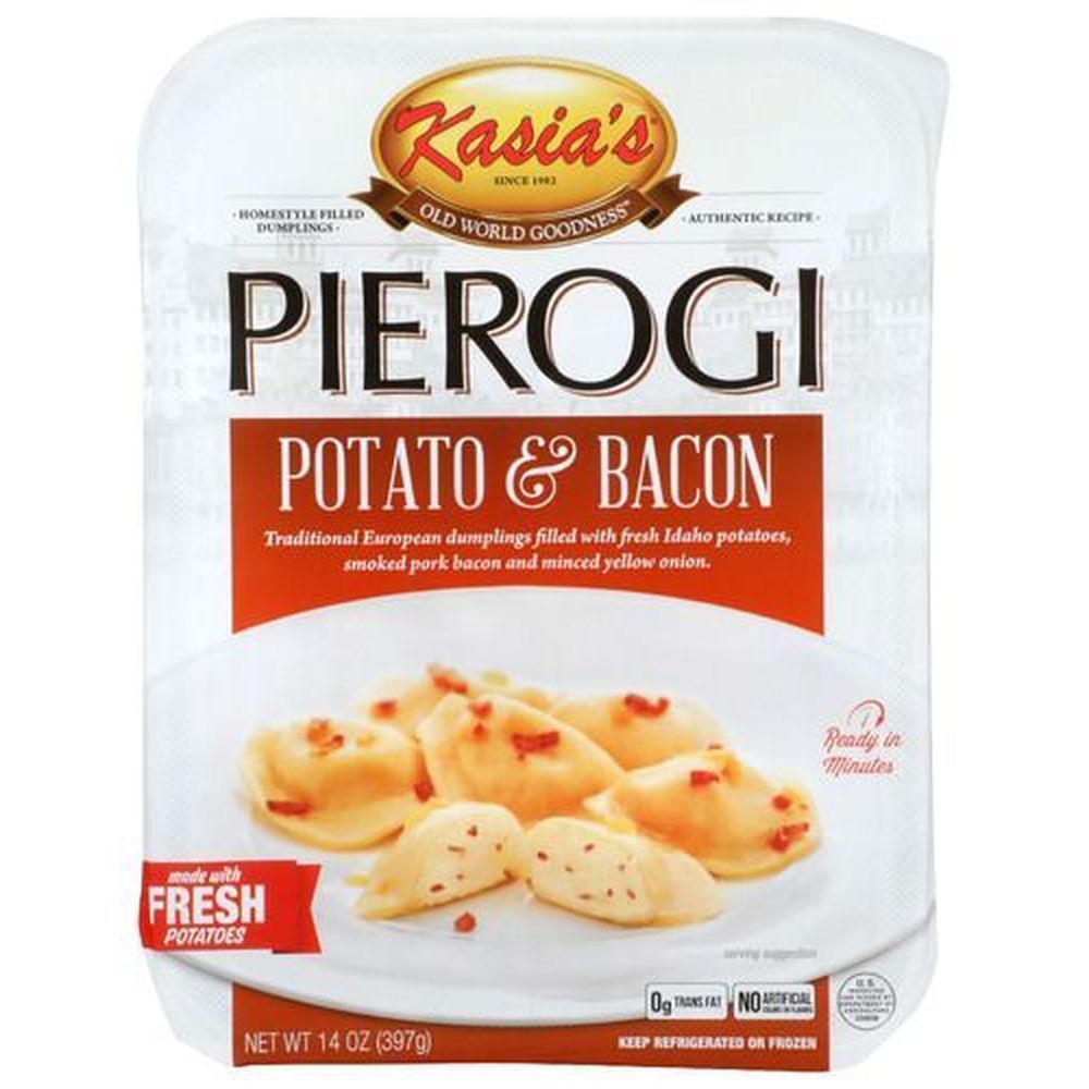 Kasias Potato And Bacon Pierogi, 14 Ounce -- 6 Per Case