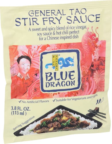 Blue Dragon General Tao Stir Fry Sauce, 3.8 Ounce -- 12 Per Case