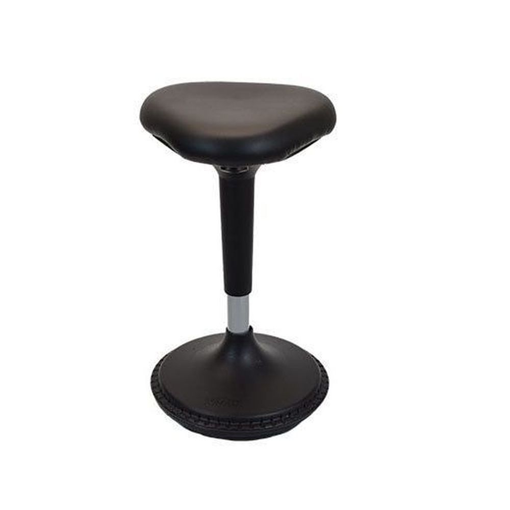 Uncaged Ergonomics Triangle Black Wobble Stool