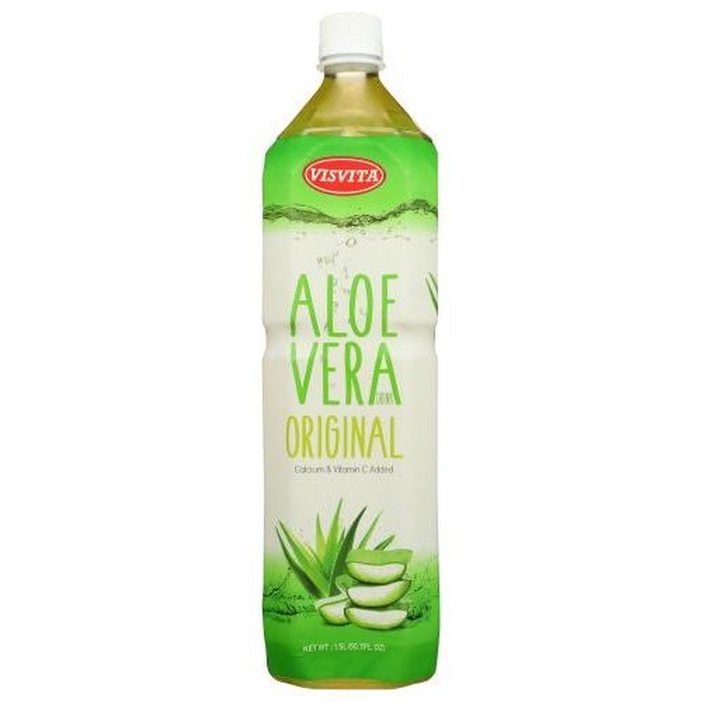 Visvita Original Flavor Aloe Vera Drink, 1.5 Liter -- 12 Per Case