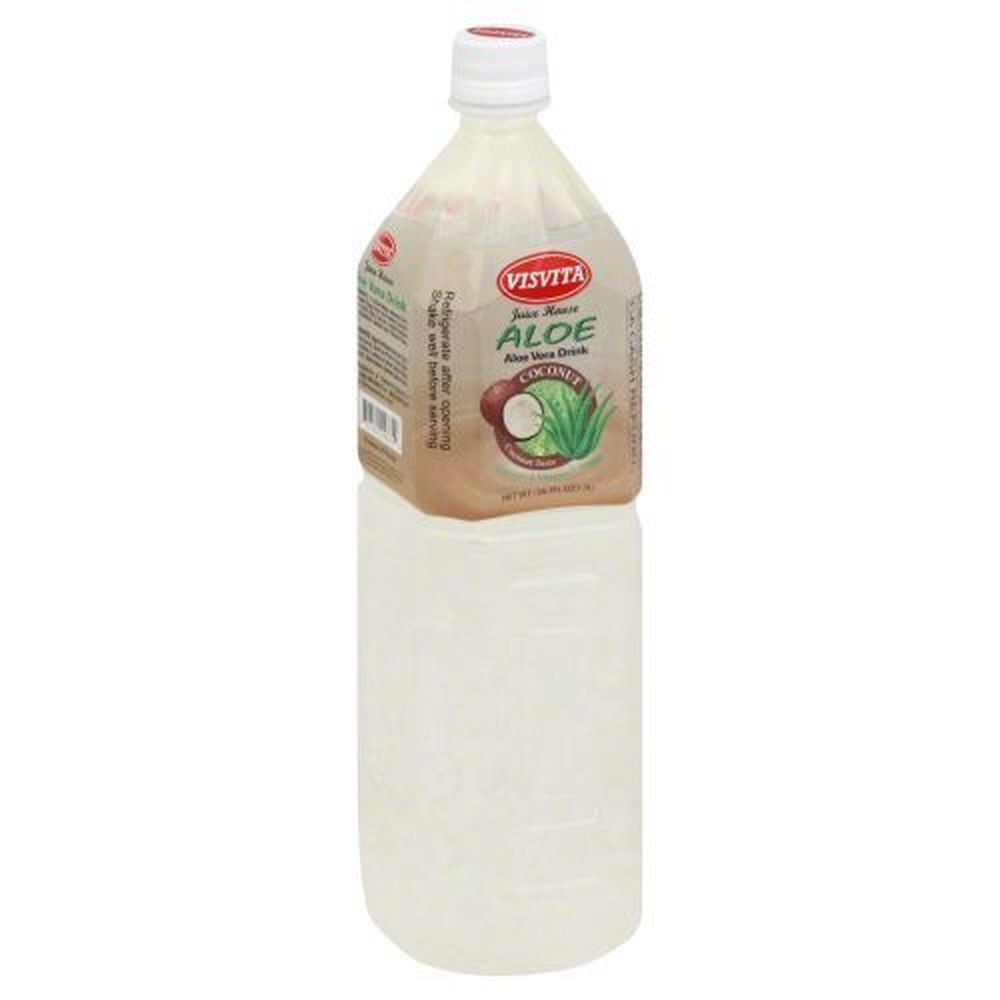 Visvita Coconut Flavor Aloe Vera Drink, 1.5 Liter -- 12 Per Case