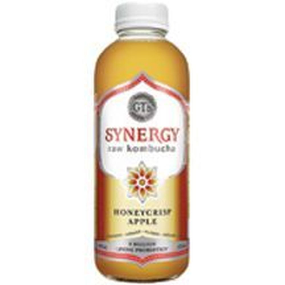 Gt's Synergy Organic Honeycrisp Apple Raw Kombucha, 16 Fluid Ounce -- 12 Per Case