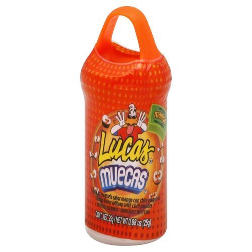 Lucas Muecas Mango Flavor, 0.88 Ounce -- 10 Per Case