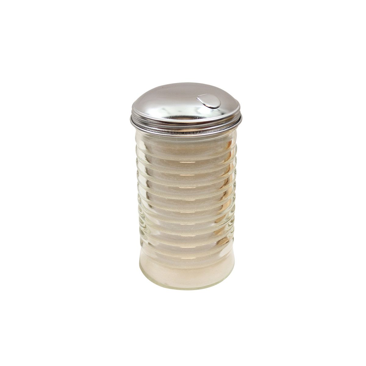 Tablecraft Beehive Collection Glass Pourer With Side-flap Top, 12 Ounce Capacity -- 12 Per Case
