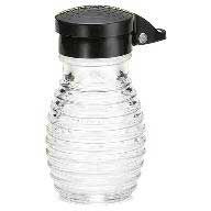 Tablecraft Beehive Collection Glass Pepper Shaker With Moisture Proof Top, 2 Ounce Capacity -- 24 Per Case