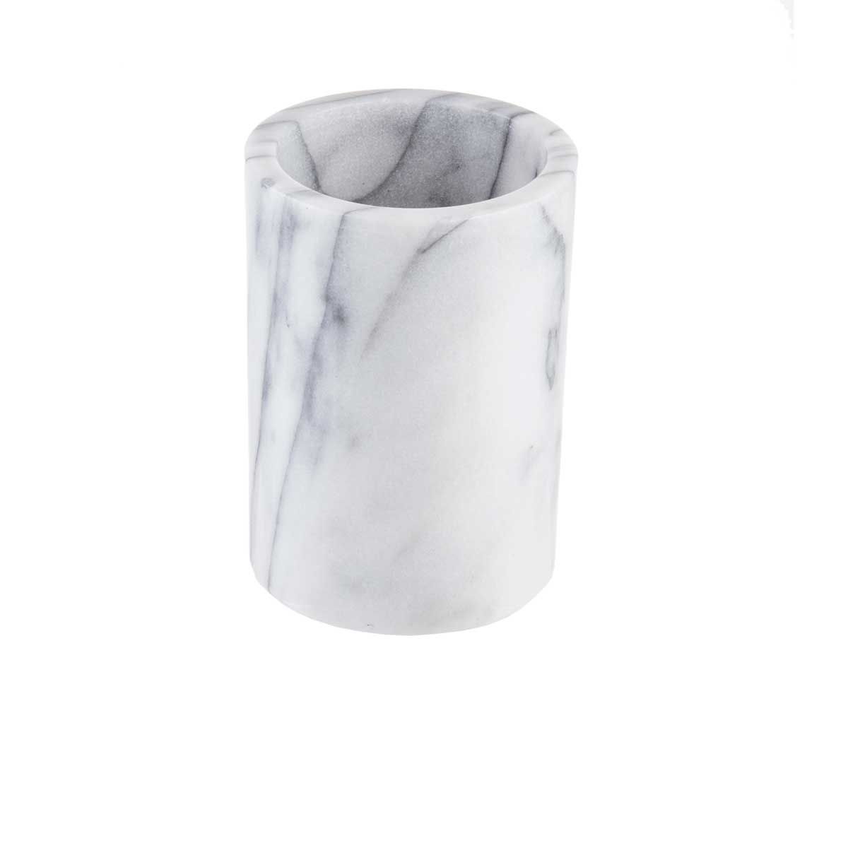 Tablecraft White Marble Wine Server, 5 X 5 X 7.125 Inch