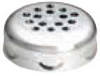 Tablecraft Chrome Plated Plastic Perforated Top For 6 To 8 Ounce Shakers -- 12 Per Case