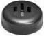 Tablecraft Black Slotted Plastic Top For 6 To 8 Ounce Shakers -- 12 Per Case