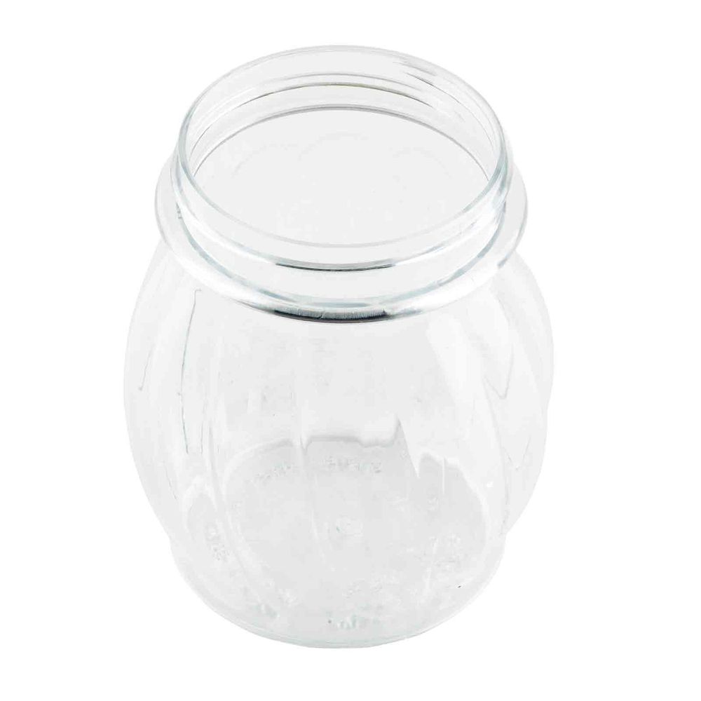 Tablecraft Dispenser Jar For Swirl Plastic Shaker, 6 Ounce Capacity -- 12 Per Case