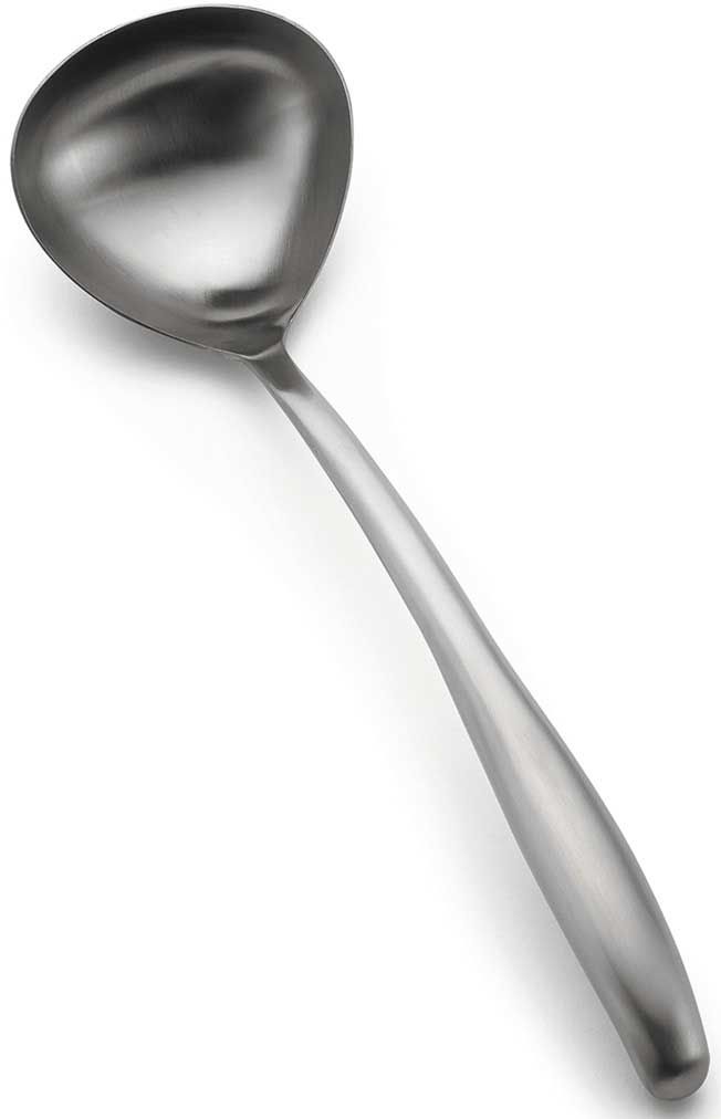 Tablecraft Dalton Collection 18/8 Stainless Steel Soup Ladle, 4 Ounce Capacity