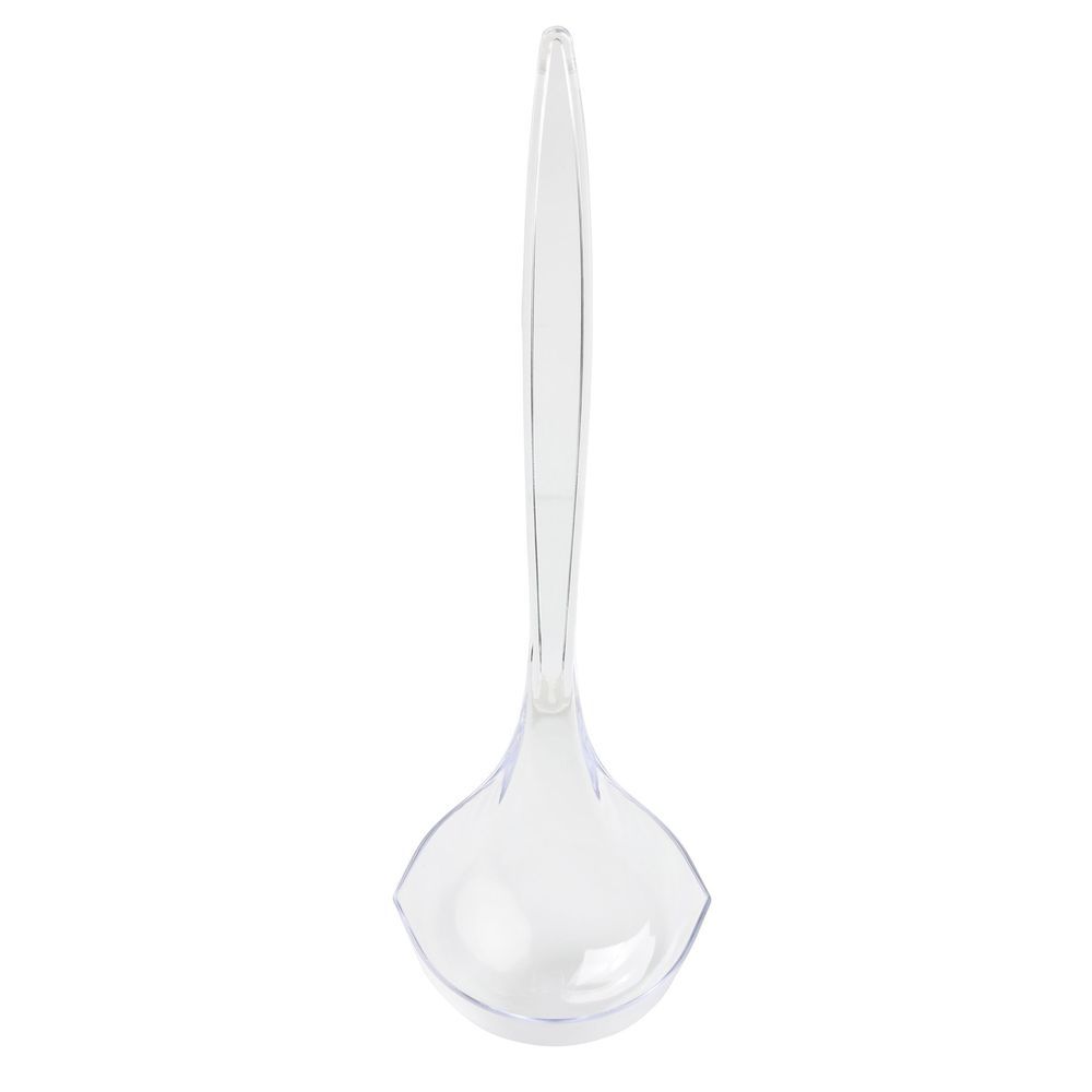 Tablecraft Polystyrene Clear Ladle, 6 Ounce Capacity -- 12 Per Case