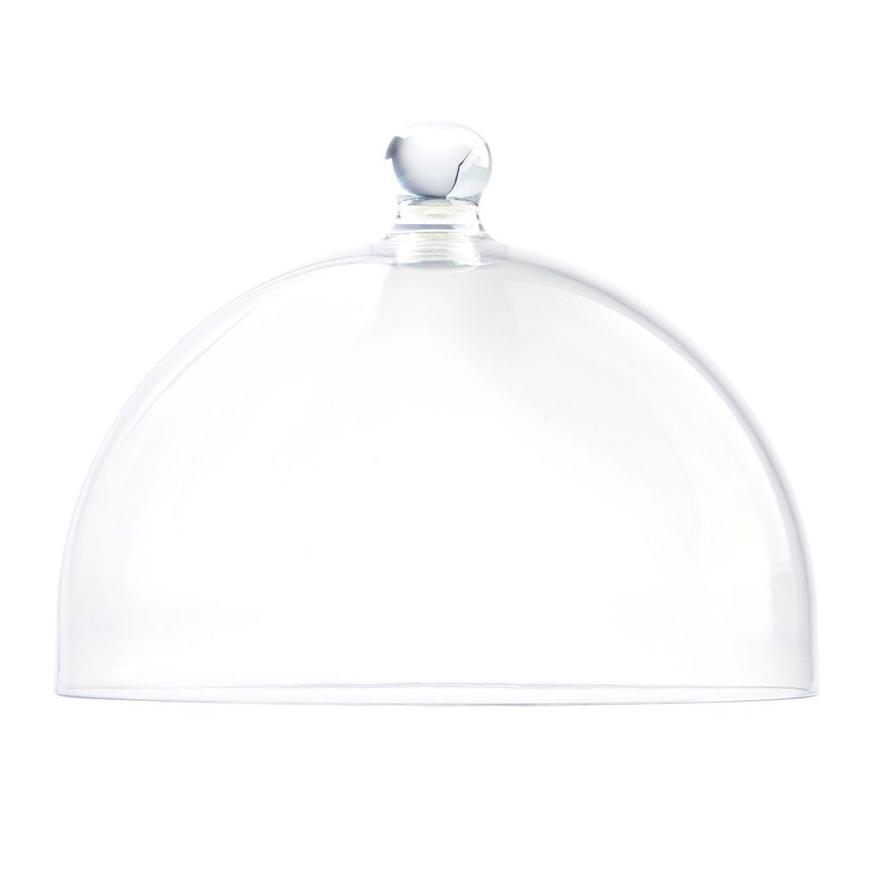 Tablecraft Clear San Round Cake Dome With Knob Handle, 11.75 X 11.75 X 8.75 Inch