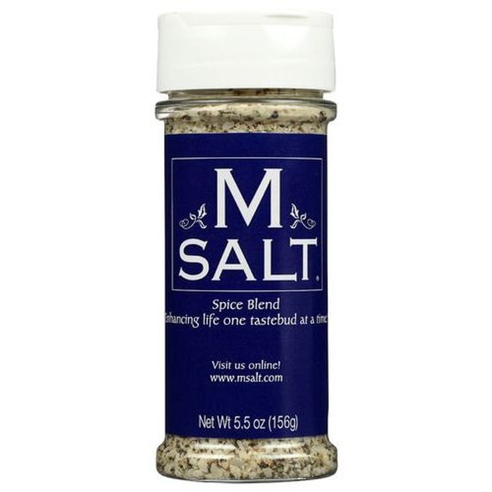M Salt Garlic Pepper Spice Blend, 5.5 Ounce -- 24 Per Case
