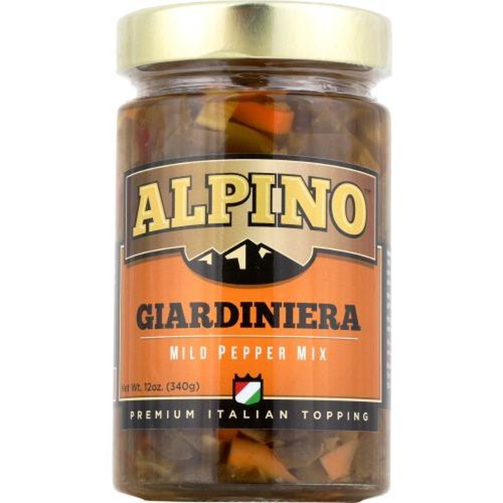 Alpino Giardiniera Mild Pepper Mix, 12 Ounce -- 6 Per Case