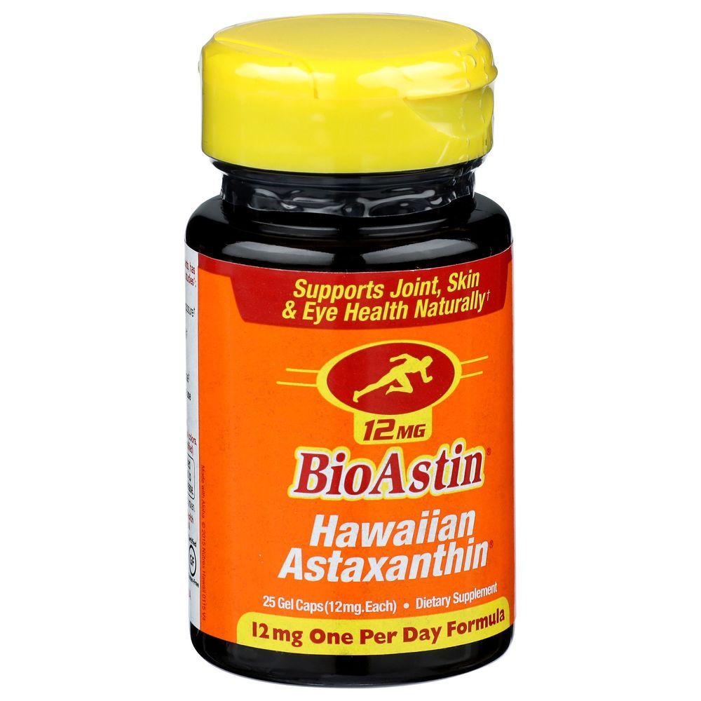 Nutrex Bioastin 12mg Hawaiian Astaxanthin Gel Caps, 25 Count