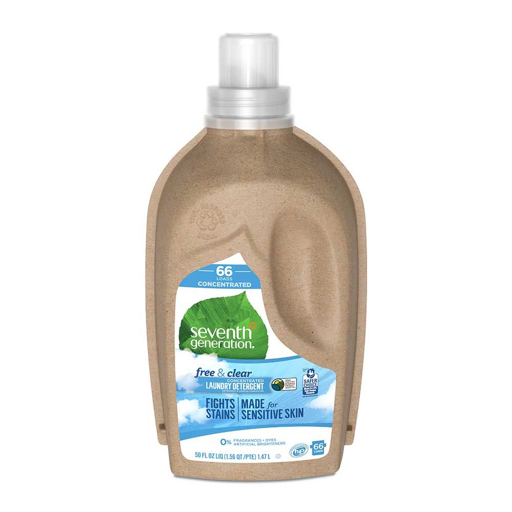 Seventh Generation Free And Clear Concentrated Liquid Laundry Detergent, 50 Ounce -- 6 Per Case
