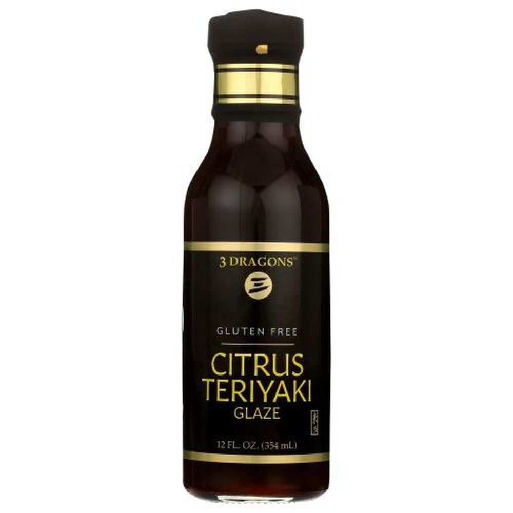 3 Dragons Citrus Teriyaki Glaze, 12 Fluid Ounce -- 6 Per Case