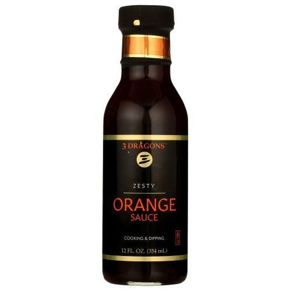 3 Dragons Zesty Orange Sauce, 12 Ounce -- 6 Per Case