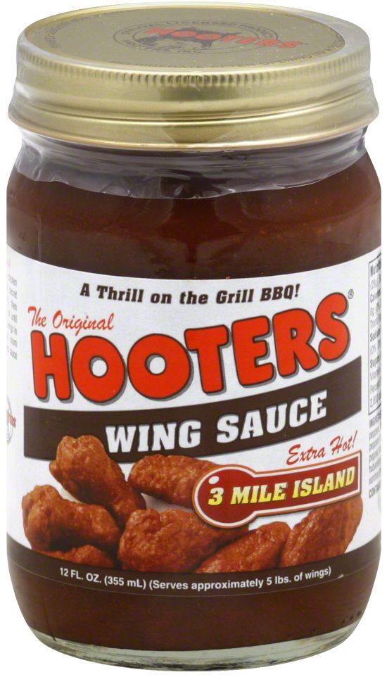 Hooters Three Mile Island Wing Sauce, 12 Ounce -- 6 Per Case