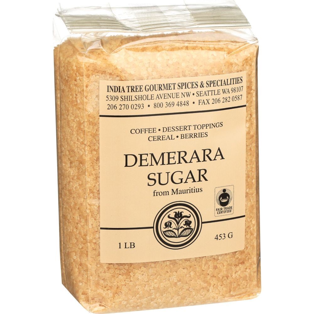 India Tree Demerara Sugar, 16 Ounce -- 6 Per Case