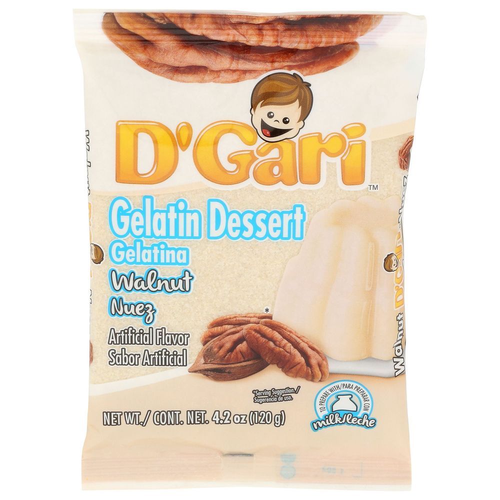 Dgari Walnut Gelatina, 4.2 Ounce -- 24 Per Case