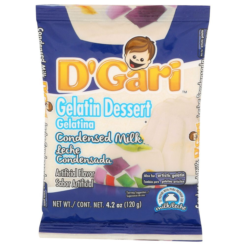 Dgari Condensed Milk Gelatina, 4.2 Ounce -- 24 Per Case