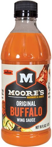 Moore's Original Buffalo Wing Sauce, 16 Ounce -- 6 Per Case