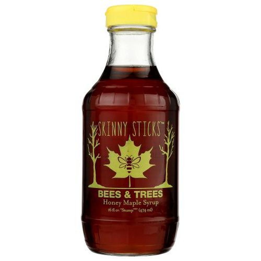 Skinny Sticks Honey Maple Blend Syrup, 16 Fluid Ounce -- 6 Per Case