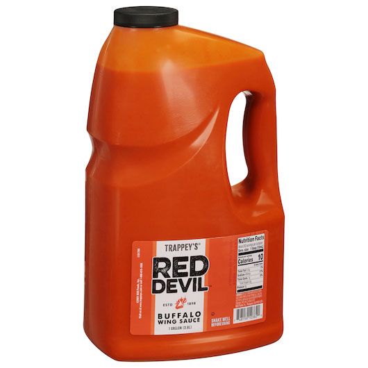 Trappey's Red Devil Buffalo Wing Sauce, 1 Gallon -- 4 Per Case