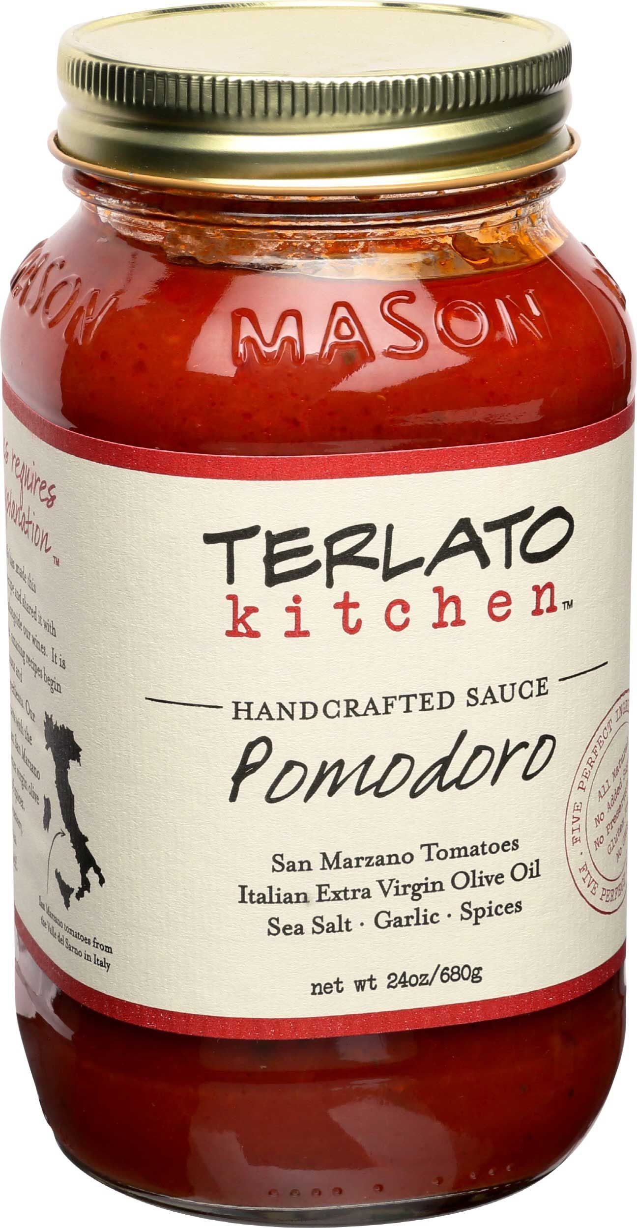 Terlato Kitchen Handcrafted Pomodoro Sauce, 24 Ounce -- 6 Per Case