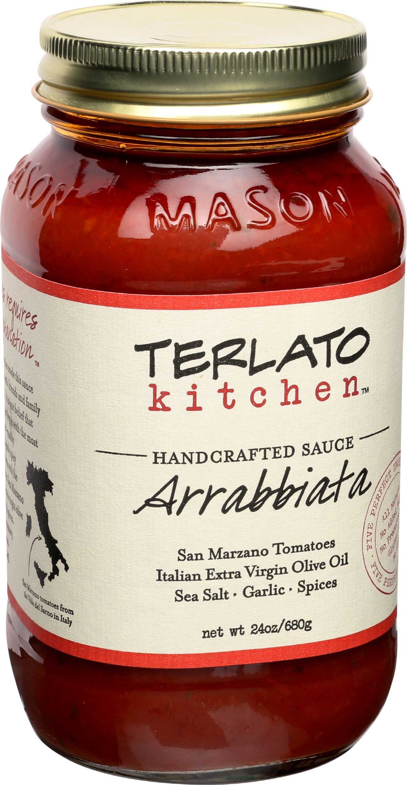 Terlato Kitchen Handcrafted Arrabbiata Sauce, 24 Ounce -- 6 Per Case