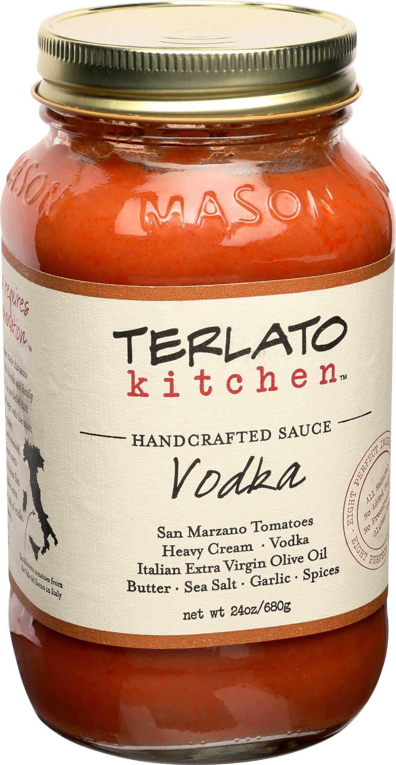 Terlato Kitchen Handcrafted Vodka Sauce, 24 Ounce -- 6 Per Case