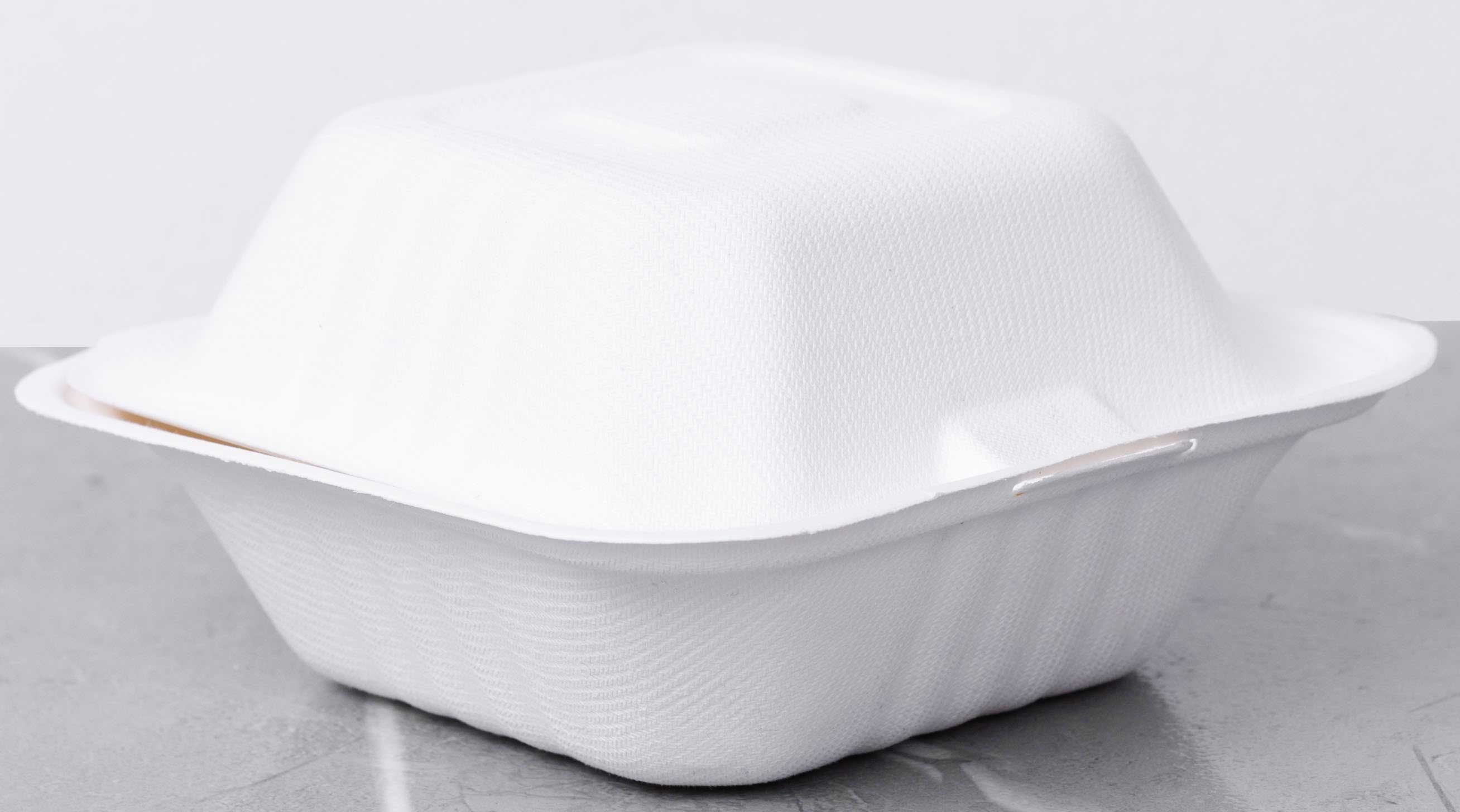 Greenprint 1 Compartment Clamshell Box, 6 X 6 Inch -- 500 Per Case
