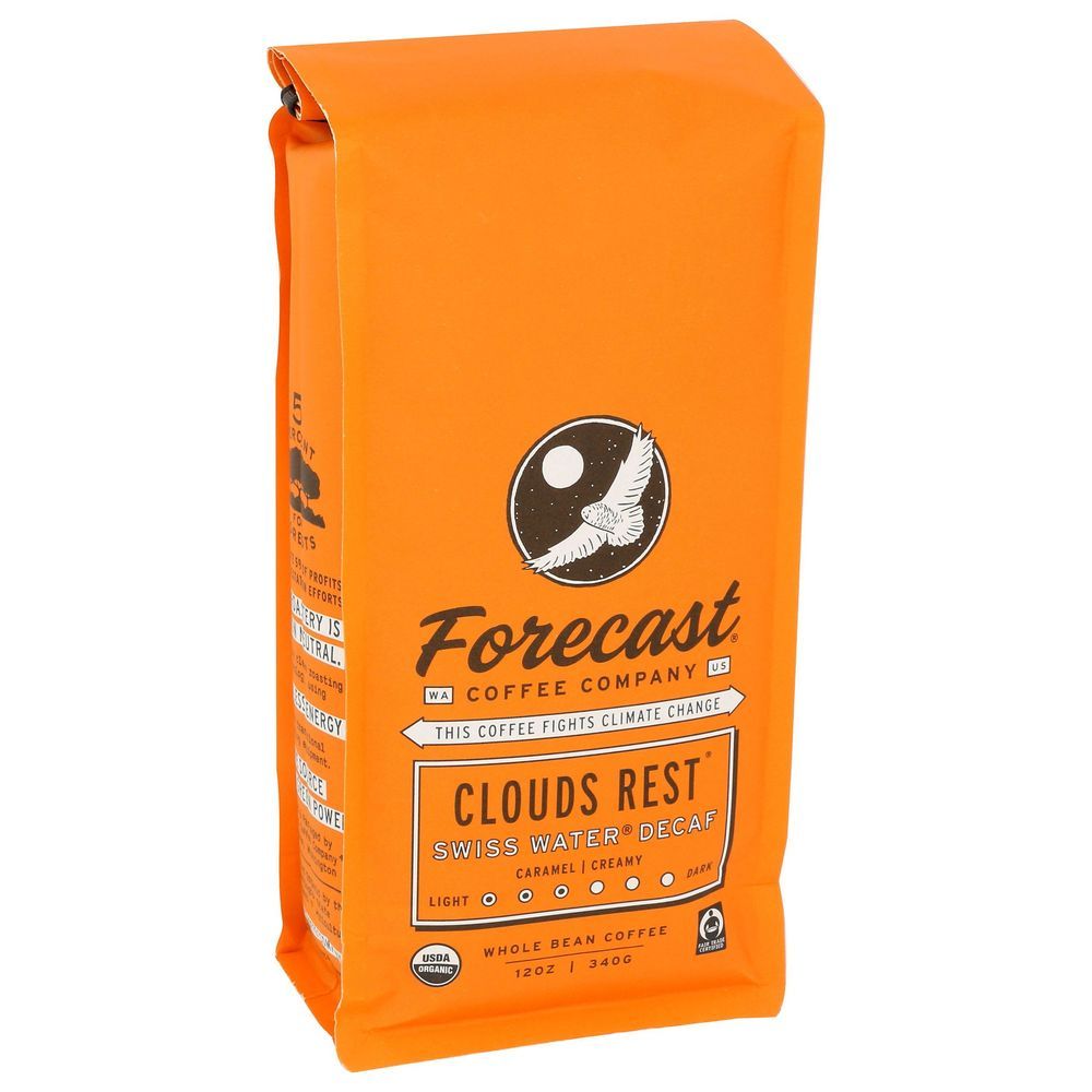 Forecast Clouds Rest Caramel Creamy Medium Roast Whole Bean Coffee, 12 Ounce -- 6 Per Case