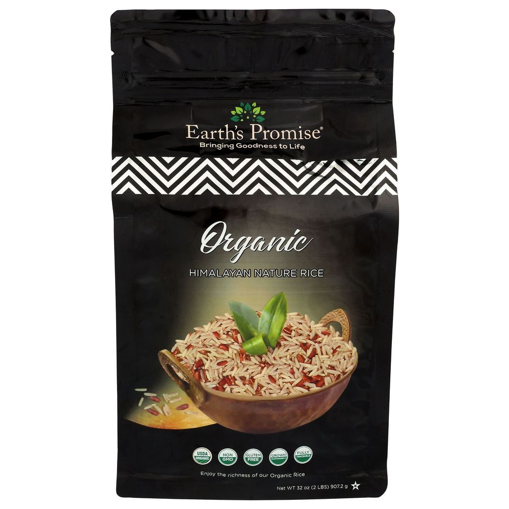 Earths Promise Organic Himalayan Nature Rice, 2 Pound -- 5 Per Case
