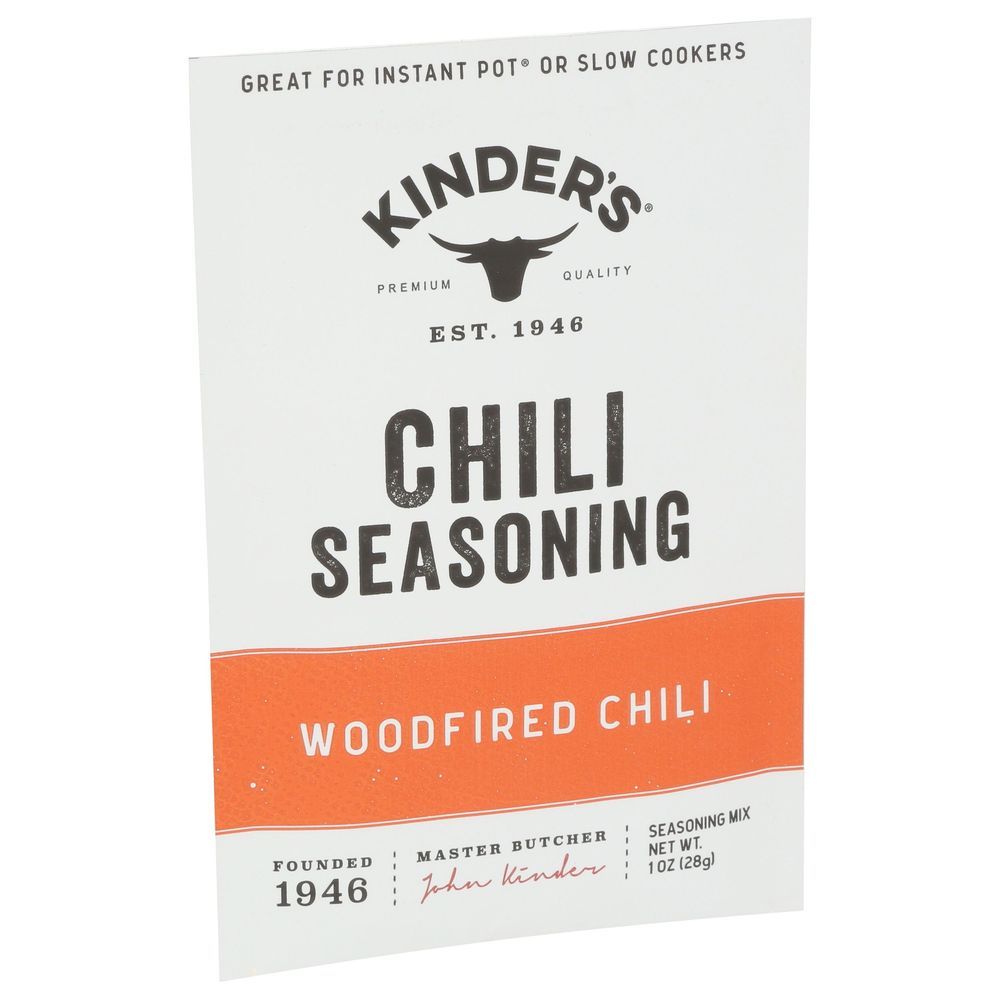 Kinder's Woodfired Chili Seasoning, 1 Ounce -- 15 Per Case