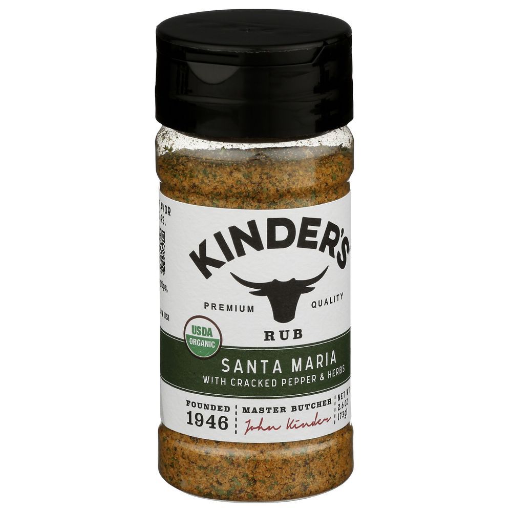 Kinder's Organic Santa Maria Rub, 2.6 Ounce -- 8 Per Case