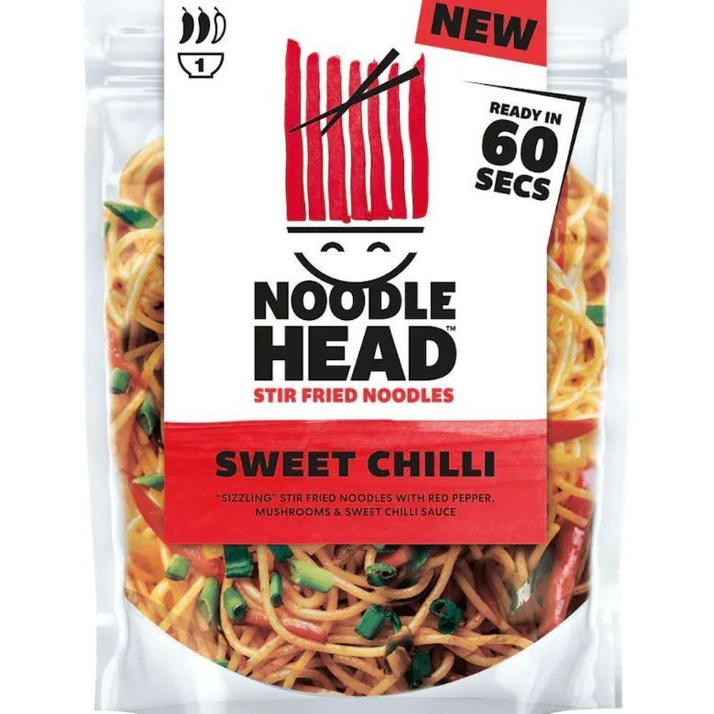 Hungry Heads Sweet Chilli Noodles, 7.05 Ounce -- 8 Per Case