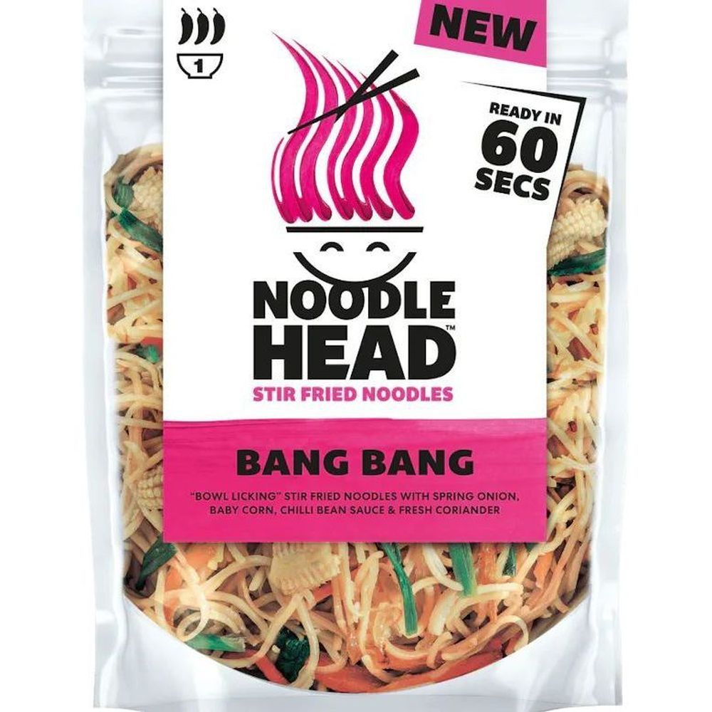 Hungry Heads Bang Bang Noodles, 7.05 Ounce -- 8 Per Case
