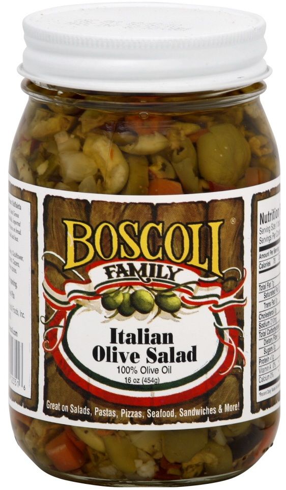 Boscoli Italian Oil Olive Salad, 15.5 Ounce -- 6 Per Case