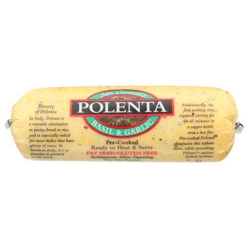 San Gennaro Basil And Garlic Polenta, 24 Ounce -- 12 Per Case